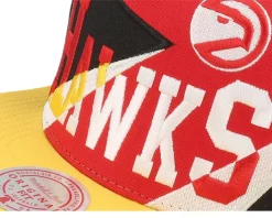 Best Mitchell & Ness Atlanta Hawks Multiply Snapback - Red