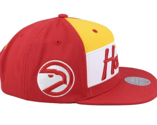 Snapback-Mitchell & Ness Atlanta Hawks Retro Sport Hwc Snapback - Red