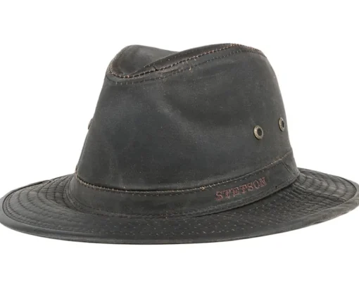 Sale Stetson Ava Co/Pe Brown Fedora -