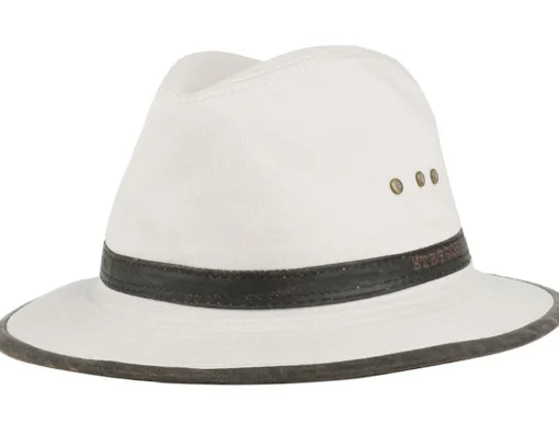 Clearance Stetson Ava Cotton White -