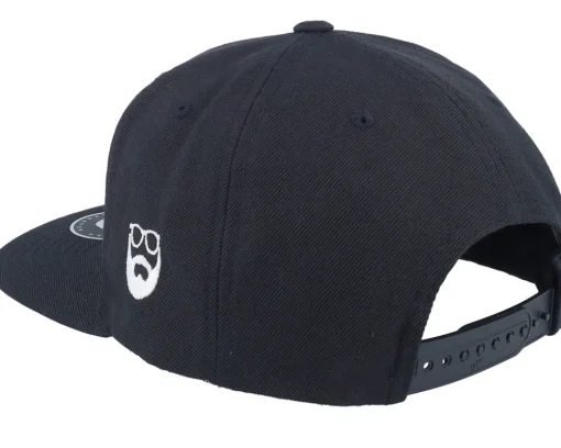 Outlet Bearded Man Axe Crest Black Snapback -