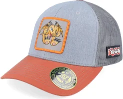 Trucker-Yu-Gi-Oh! Baby Dragon /Orange Trucker - Yu-Gi-Oh Grey