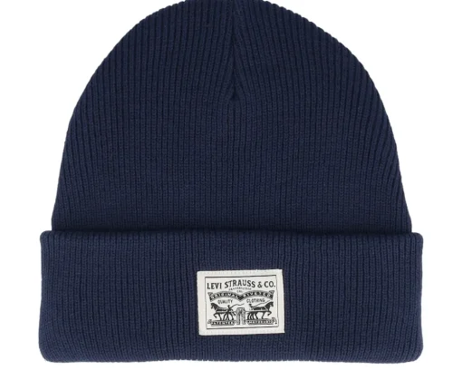 Outlet Levi's Backpatch Beanie Regular Cuff - Grey
