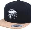 Snapback-Bacpakr Cork Black Snapback -
