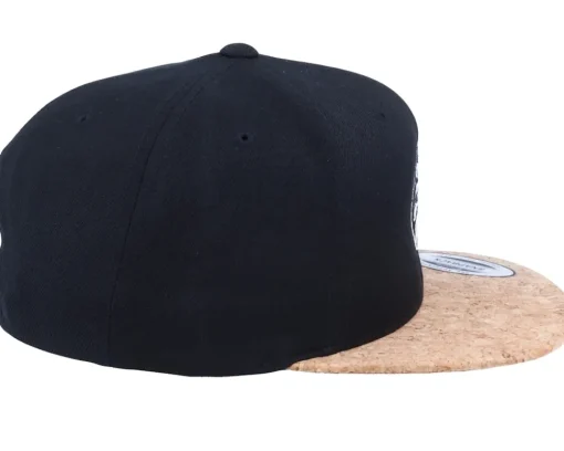 Snapback-Bacpakr Cork Black Snapback -