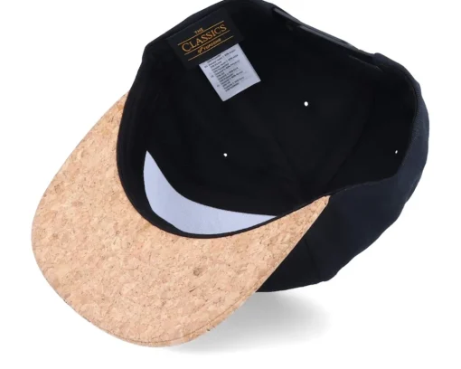 Snapback-Bacpakr Cork Black Snapback -