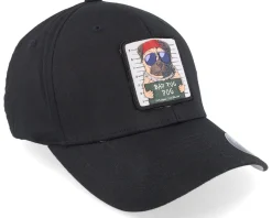 Online Iconic Bad Pug Dog Flexfit - Black