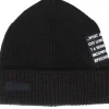 Cuff Beanies-Stetson Badge Black Cuff -