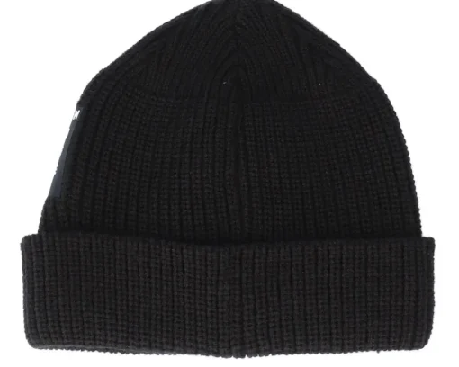 Cuff Beanies-Stetson Badge Black Cuff -