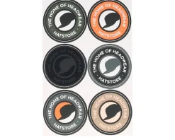 Accessories-Hatstore Badge Mix 10x15cm Colors Stickers -