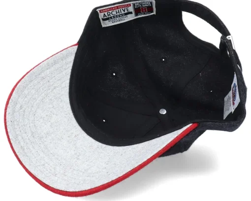 Dad Cap-American Needle Baltimore Elite Giants Archive Legend Black/Red Dad Cap -
