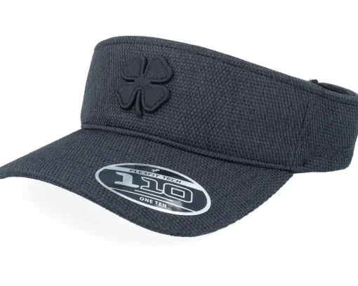 Hot Black Clover Bamboo Black Visor -