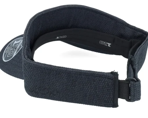 Hot Black Clover Bamboo Black Visor -
