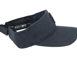 Hot Black Clover Bamboo Black Visor -