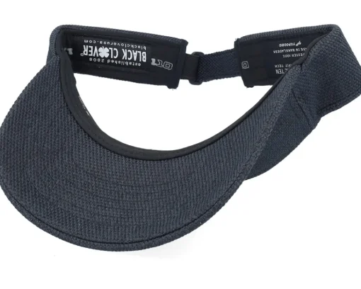 Hot Black Clover Bamboo Black Visor -