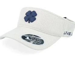 Visor-Black Clover Bamboo Oatmeal/Navy 110 Visor -
