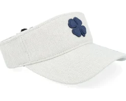Visor-Black Clover Bamboo Oatmeal/Navy 110 Visor -