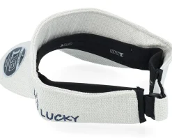 Visor-Black Clover Bamboo Oatmeal/Navy 110 Visor -