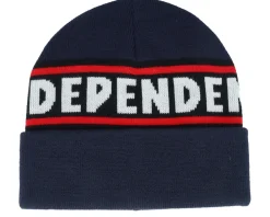 Skate-Independent Bar Logo Dark Navy Cuff -