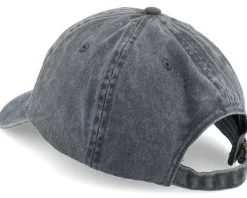 Dad Cap-Scenes Bara Bada Bastu Vintage Washed Black Dad Cap -