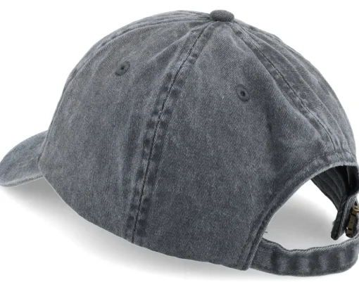Dad Cap-Scenes Bara Bada Bastu Vintage Washed Black Dad Cap -