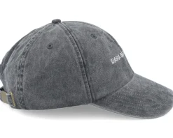 Dad Cap-Scenes Bara Bada Bastu Vintage Washed Black Dad Cap -