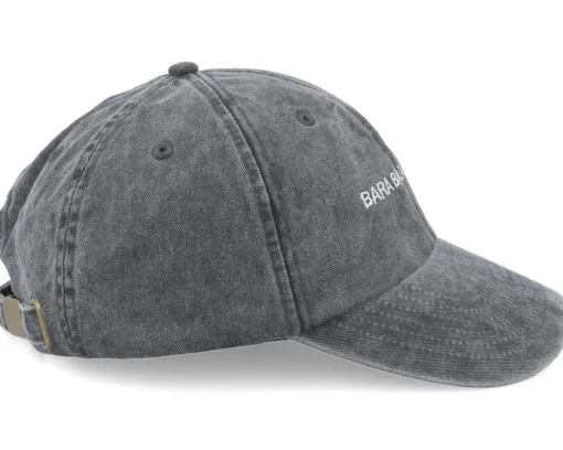 Dad Cap-Scenes Bara Bada Bastu Vintage Washed Black Dad Cap -