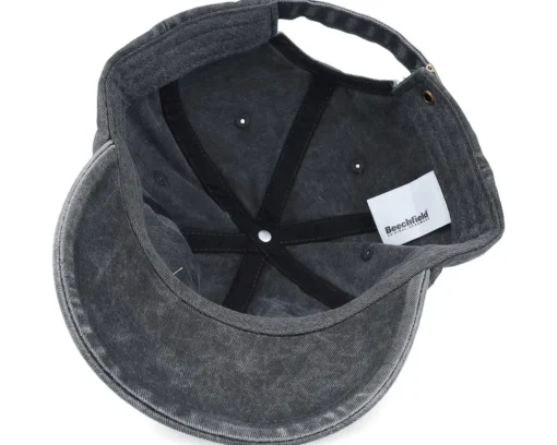 Dad Cap-Scenes Bara Bada Bastu Vintage Washed Black Dad Cap -
