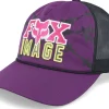 Fashion Fox Barb Wire Hat Ultra Violet/Black Trucker -
