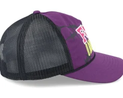 Fashion Fox Barb Wire Hat Ultra Violet/Black Trucker -