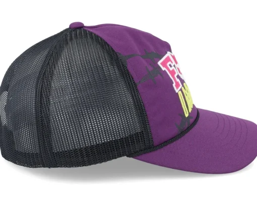 Fashion Fox Barb Wire Hat Ultra Violet/Black Trucker -