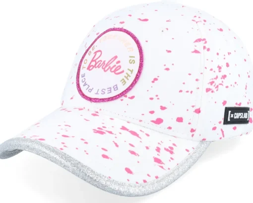 Adjustable-Capslab Barbie Logo White Adjustable -