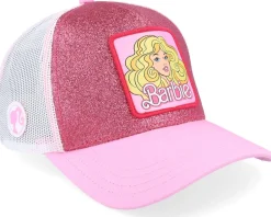 Trucker-Capslab Barbie White/Pink A-Frame Trucker -