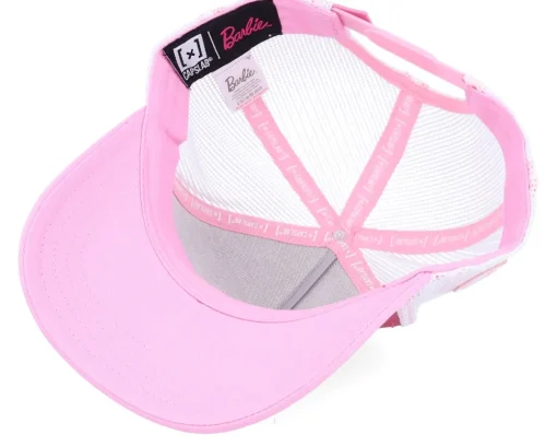 Trucker-Capslab Barbie White/Pink A-Frame Trucker -