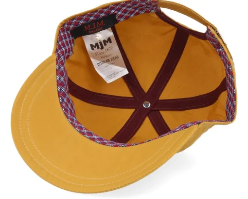 Dad Cap-MJM Hats Baseball Staywax Yellow Dad Cap -
