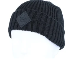 Sale Djinns Basic Beanie Rubber Rib Black Cuff -