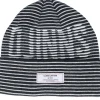Cuff Beanies-Djinns Basic Beanie Stripeshadow Black/White Cuff -