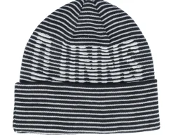 Cuff Beanies-Djinns Basic Beanie Stripeshadow Black/White Cuff -