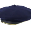 Fashion MJM Hats Basque Wool Navy Beret -