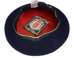 Fashion MJM Hats Basque Wool Navy Beret -