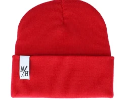 Discount Northern Hooligans Batts Beanie Classic Red Cuff -