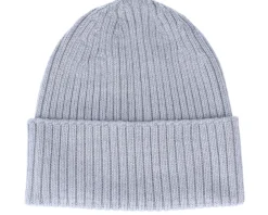 Cuff Beanies-MJM Hats Beanie 100% Merino Wool Grey Cuff -