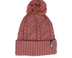 Discount Jack Wolfskin Beanie Apple Butter Pom - Pink