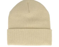 Hot Santa Cruz Beanie Contour Bubble Dot Calico Cuff - Beige