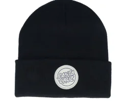 Hot Santa Cruz Beanie Contour Bubble Dot Calico Cuff - Beige