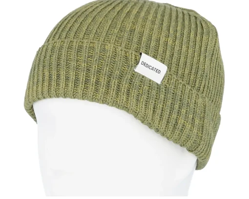 Cuff Beanies-Dedicated Beanie Lofoten Ty Leaf Cuff - Green