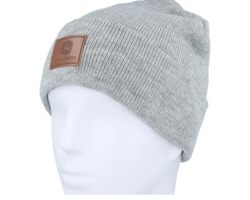 Hot John Deere Beanie Oxford Grey Cuff -
