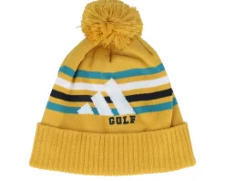 Pom Beanies-Adidas Beanie Preloved Pom - Yellow