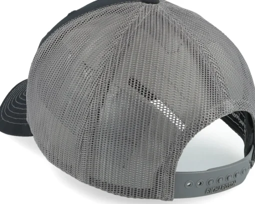 Trucker-Wild Spirit Bear Engraved 112 Split Black/Charcoal Trucker -