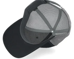 Trucker-Wild Spirit Bear Engraved 112 Split Black/Charcoal Trucker -